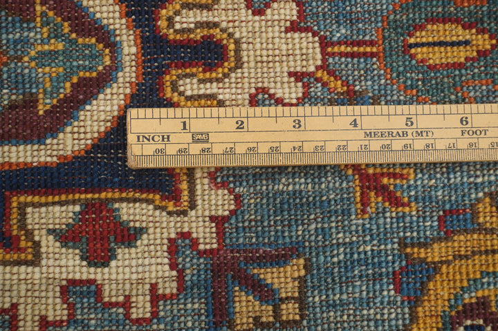 12 ft Blue Bidjar Afghan Hand knotted Oriental Runner Rug