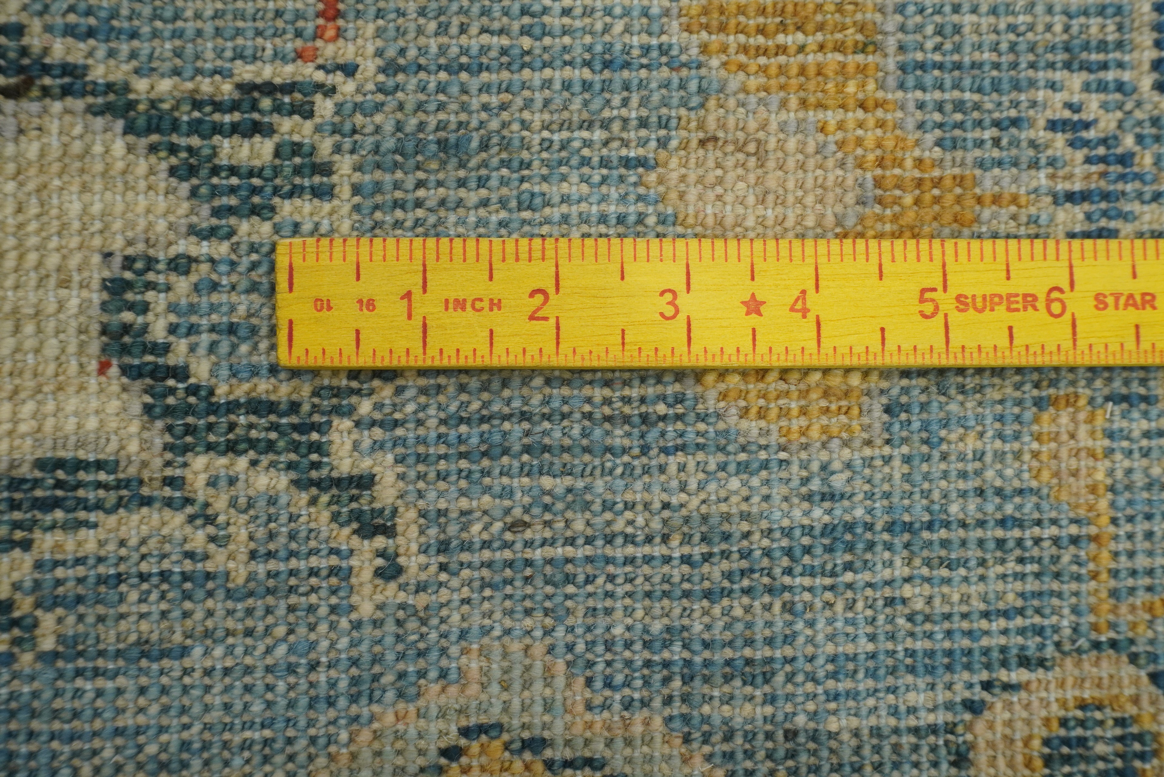 8x10 Oushak Blue Hand knotted Turkish Rug - Yildiz Rugs