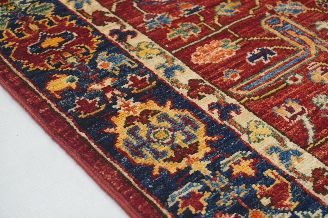 3x5 Red Bidjar Afghan Hand knotted Oriental Rug