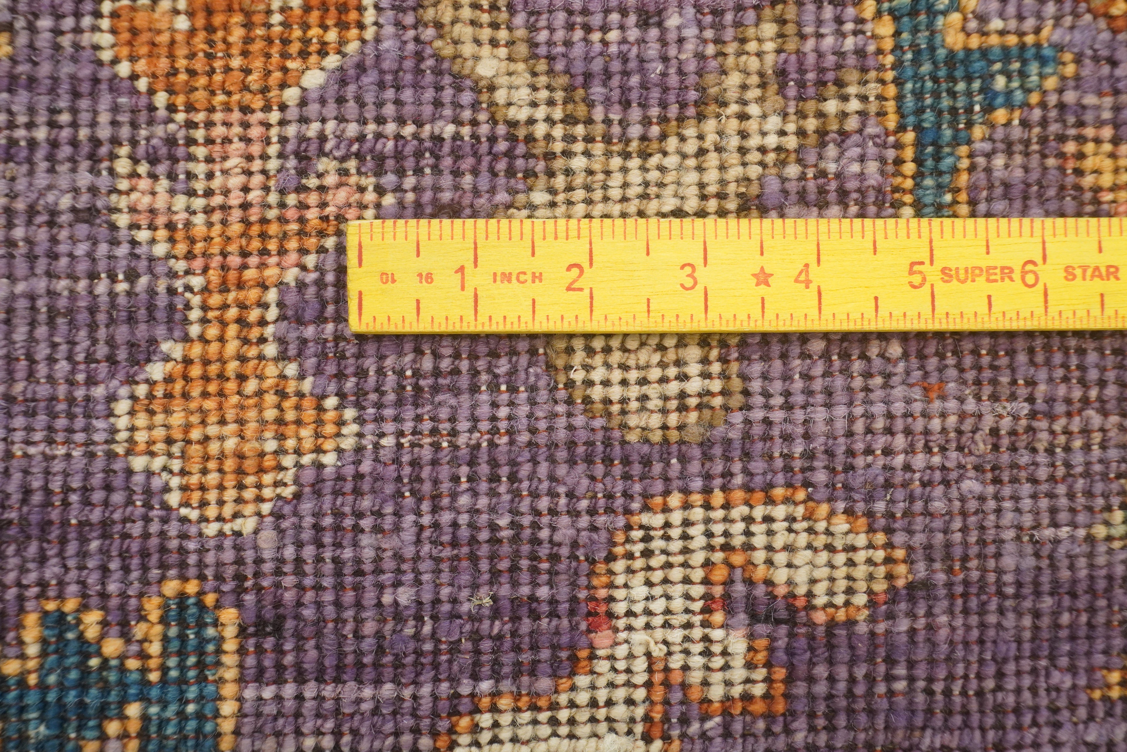 8x10 Oushak Muted Purple Hand knotted Rug - Yildiz Rugs