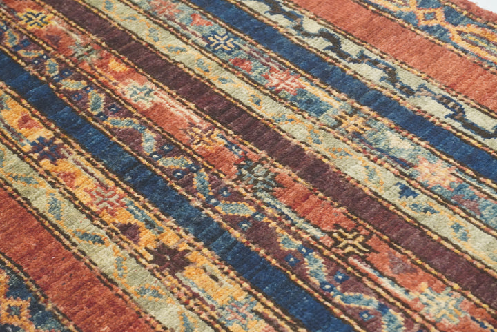 2x5 Red Shaal Turkish Hand knotted Runner Rug - Yildiz Rugs