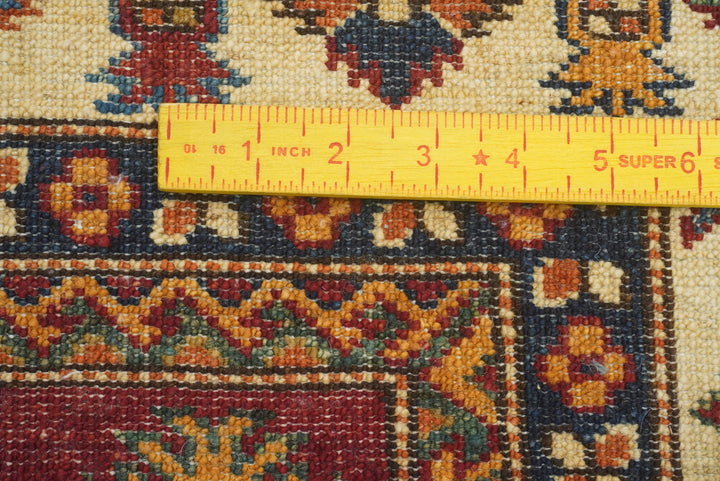 5x7 Red Kazak Hand Knotted Afghan Oriental Rug - Yildiz Rugs