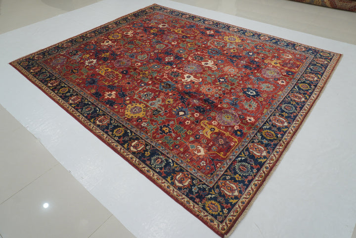 8x10 Red Bidjar Afghan Hand knotted Oriental Rug