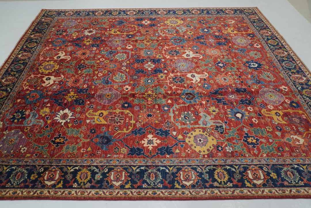 8x10 Red Bidjar Afghan Hand knotted Oriental Rug