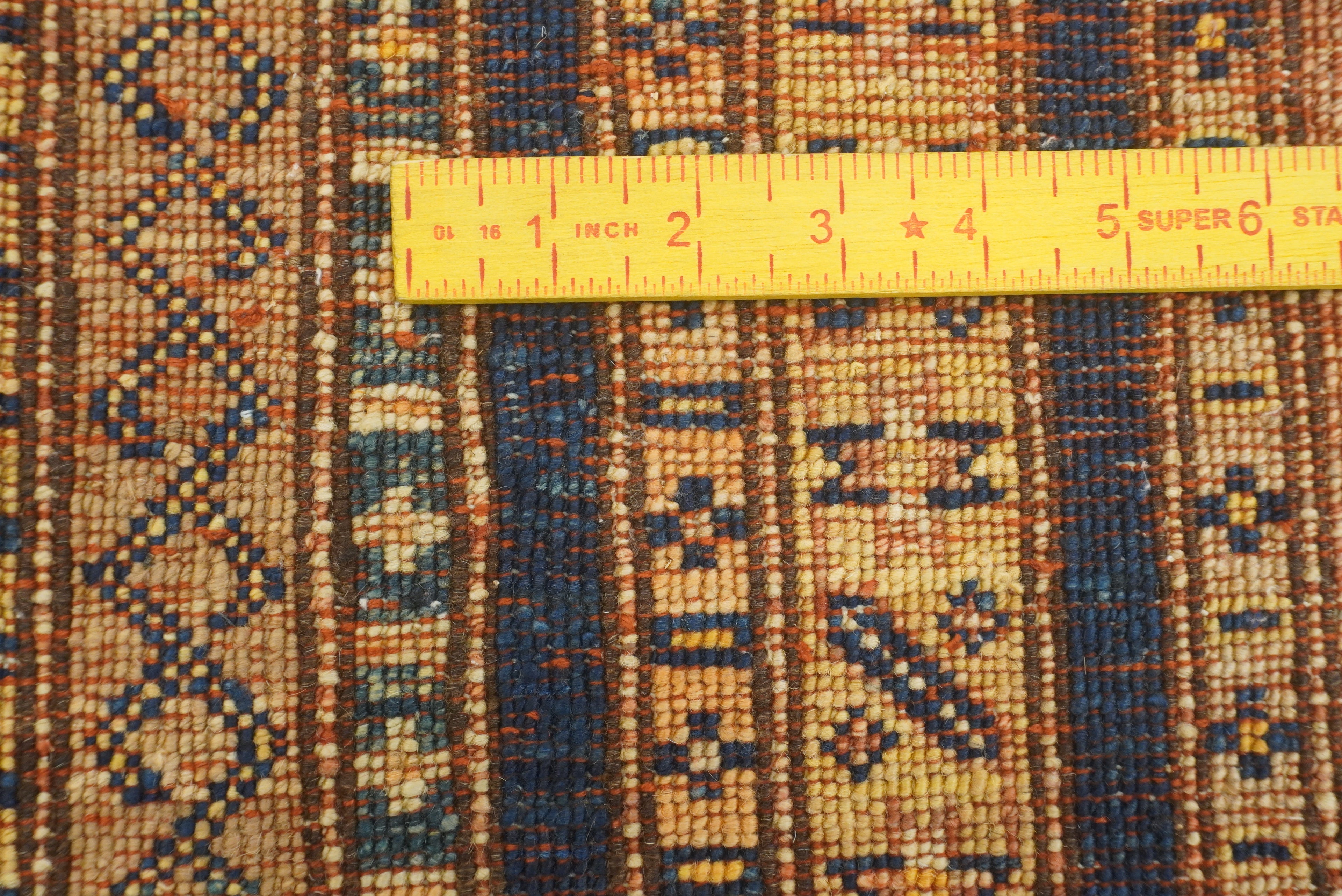 2x5 Red Shaal Turkish Hand knotted Runner Rug - Yildiz Rugs