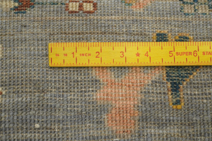 8x10 Oushak Light Gray Hand knotted Turkish Rug - Yildiz Rugs