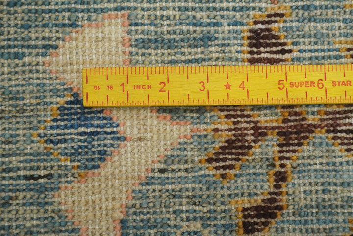 10x15 Gray Oushak Hand-Knotted Oriental Rug - Yildiz Rugs