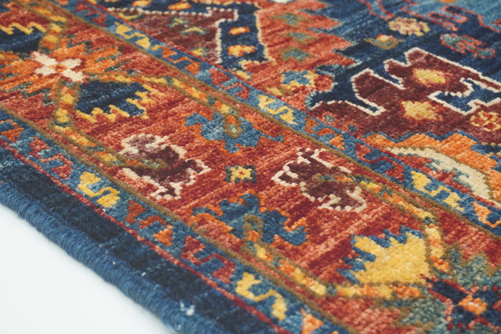 3x5 Navy Blue Baluch Afghan Hand knotted Oriental Rug - Yildiz Rugs