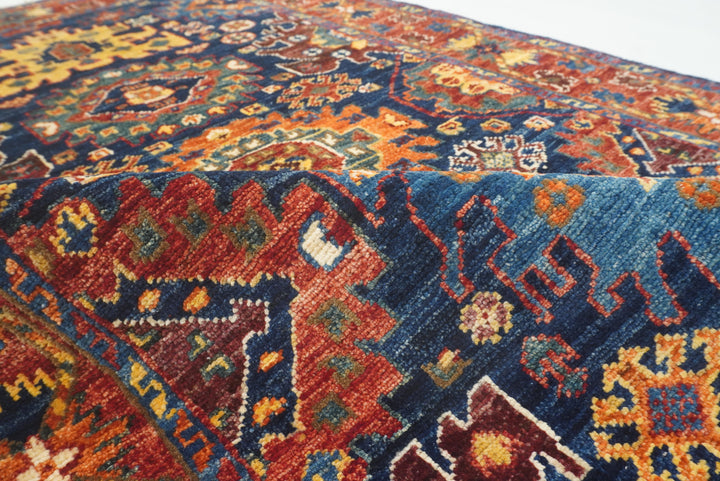 3x5 Navy Blue Baluch Afghan Hand knotted Oriental Rug - Yildiz Rugs
