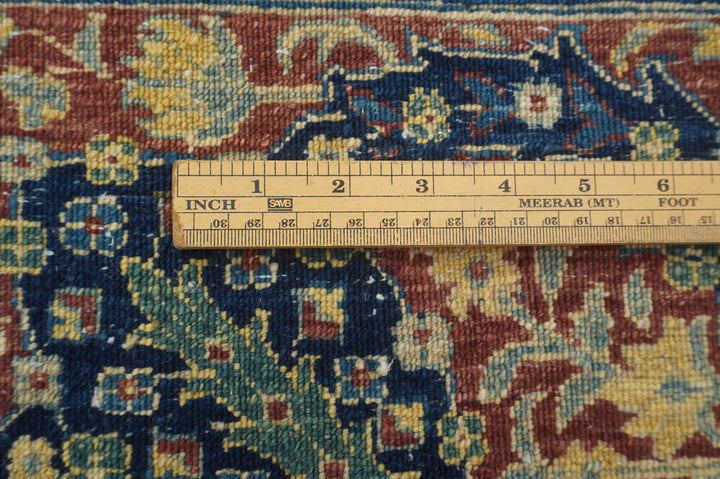 9x11 Navy Blue Turkish Hereke Hand knotted Oriental Rug