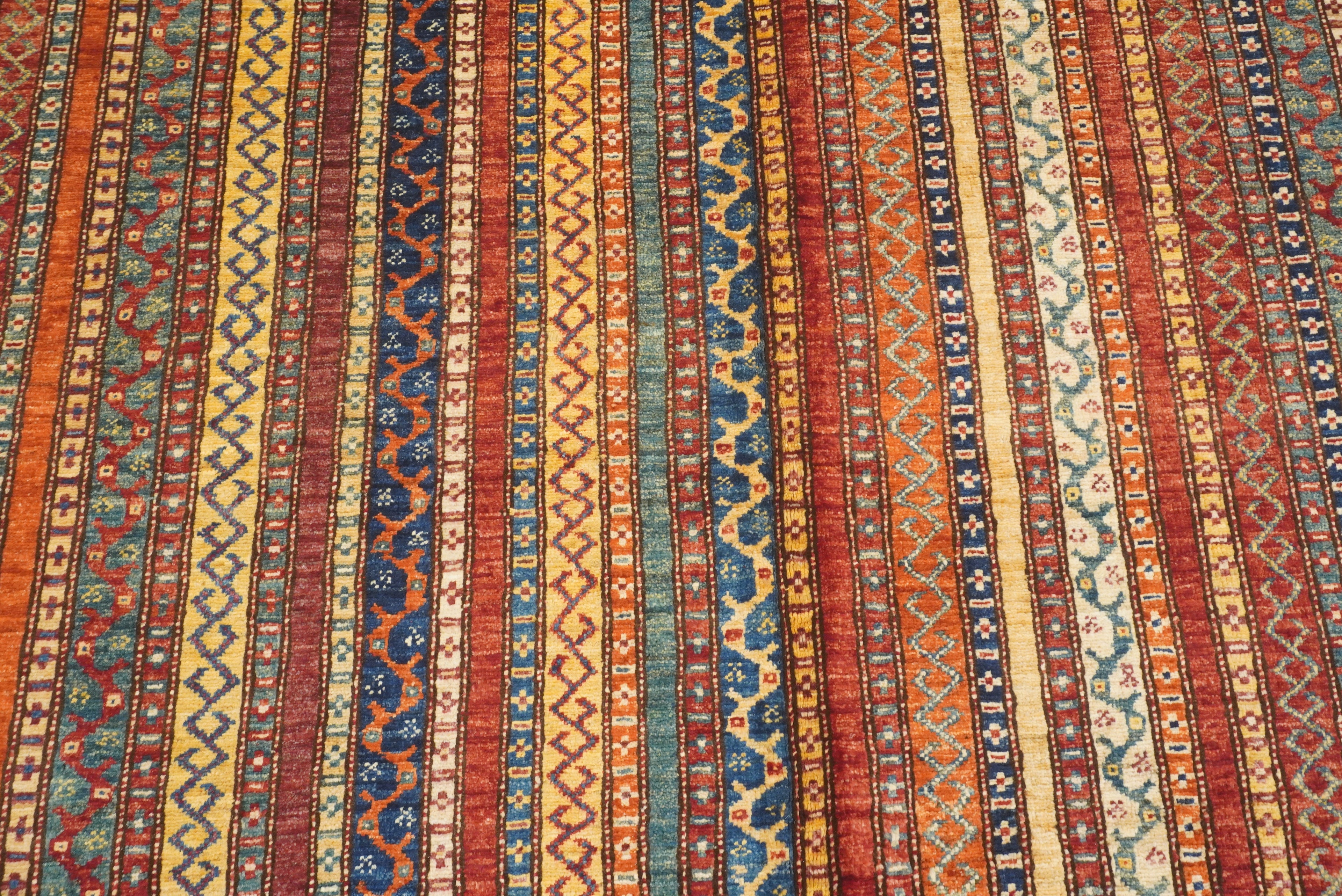 7x10 Red Turkish Style Hand-Knotted Tribal Rug - Yildiz Rugs