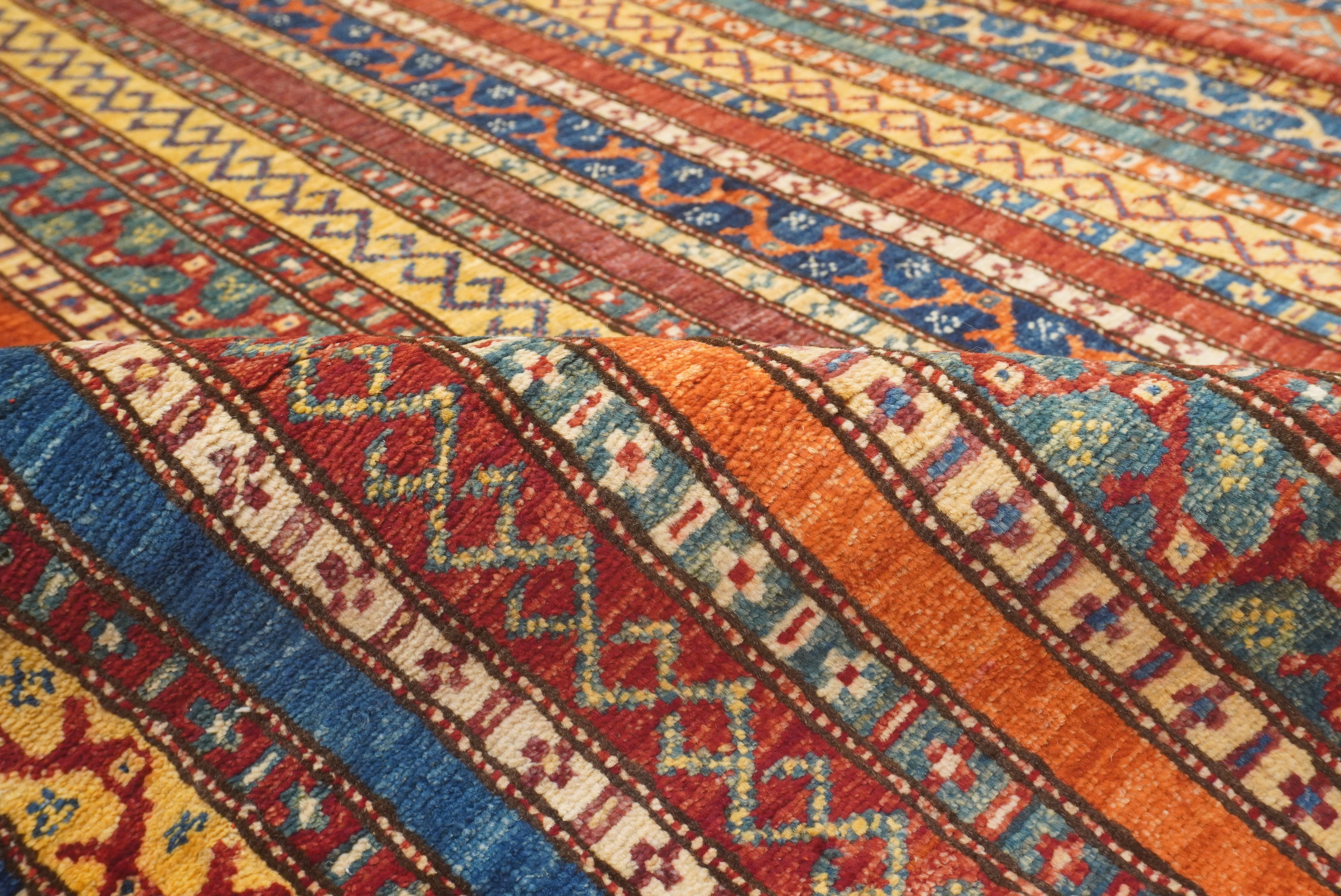 7x10 Red Turkish Style Hand-Knotted Tribal Rug - Yildiz Rugs