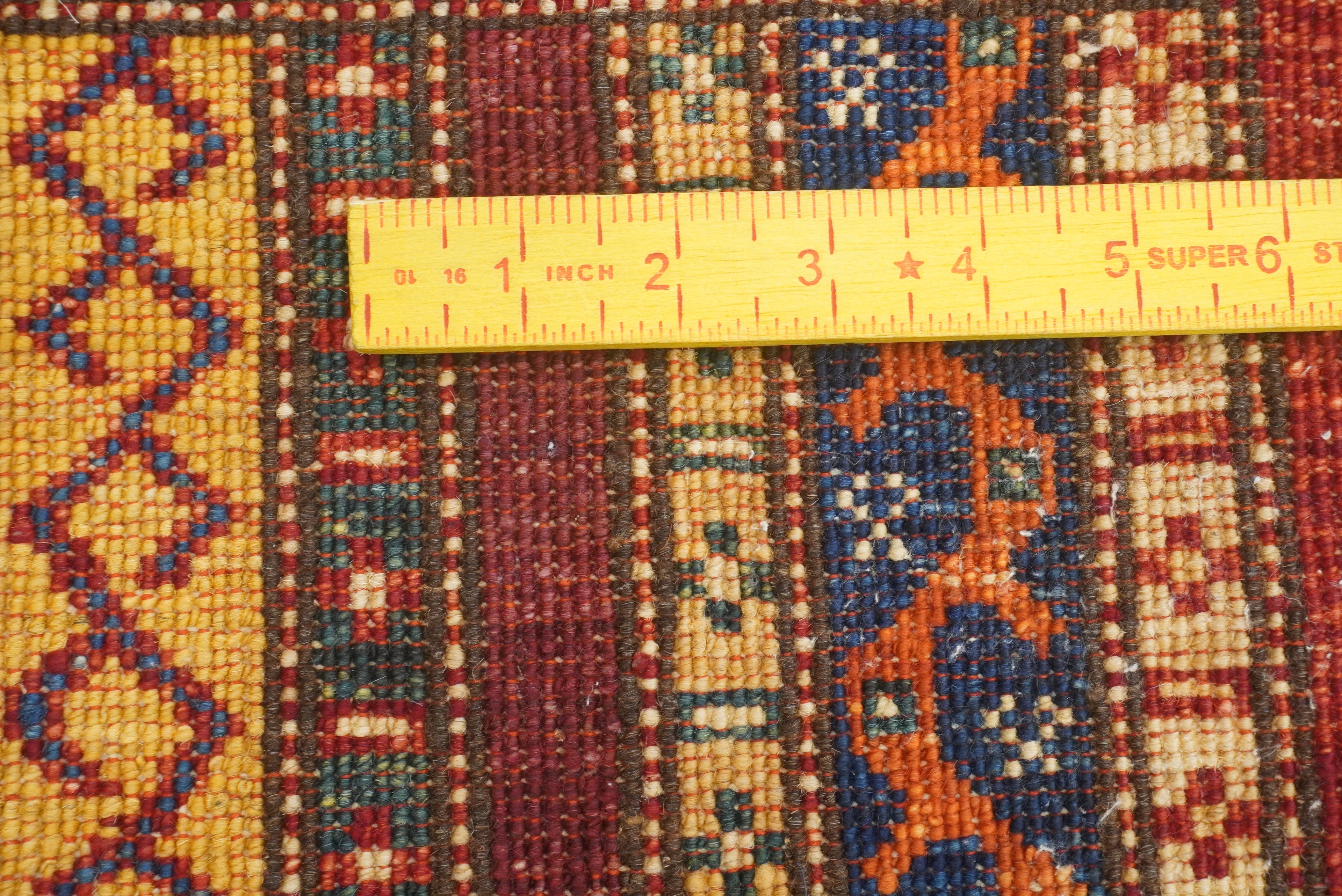 7x10 Red Turkish Style Hand-Knotted Tribal Rug - Yildiz Rugs