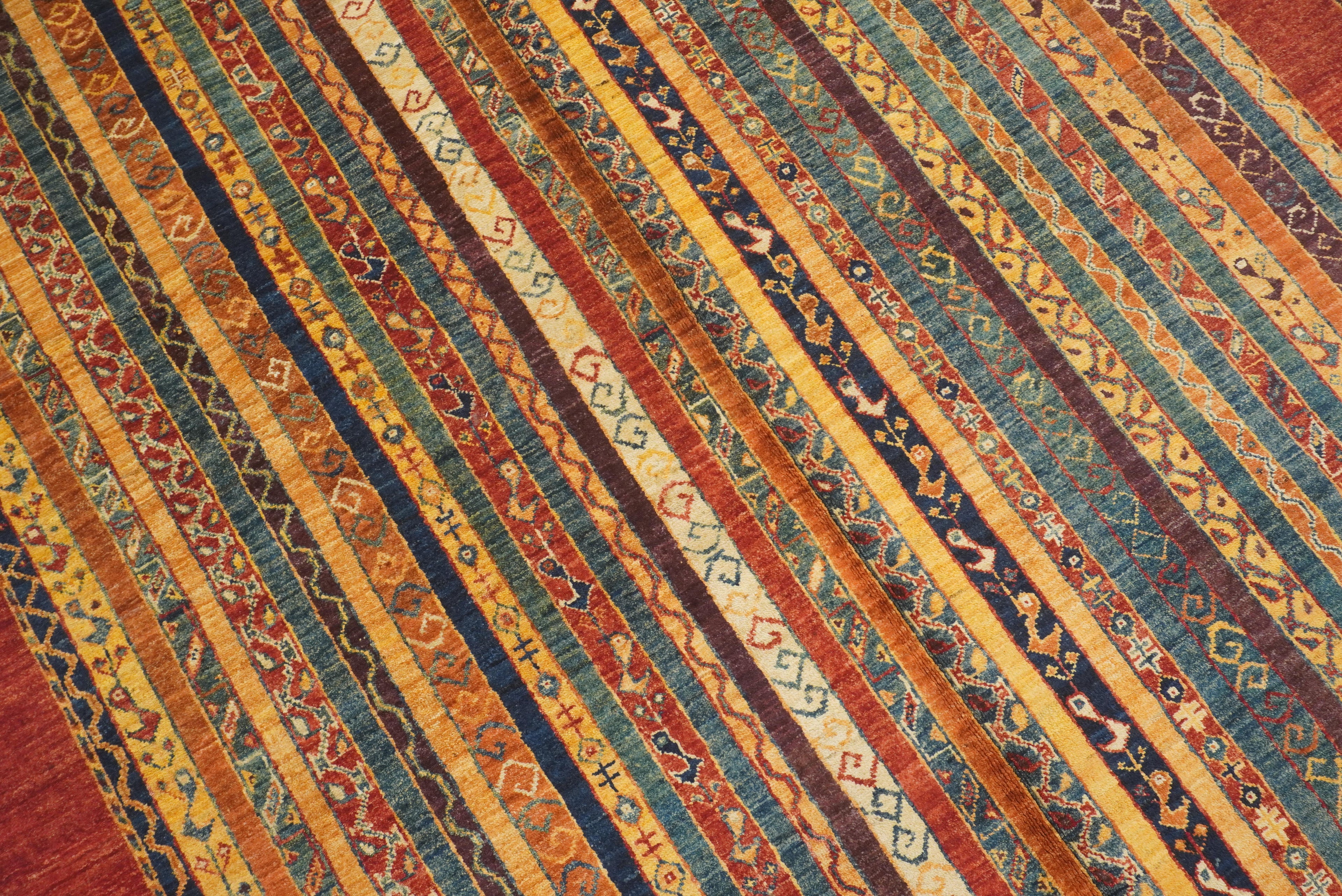 7x10 Red Turkish Style Hand-Knotted Wool Rug - Yildiz Rugs