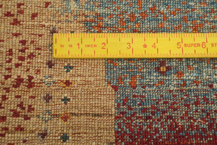 3x4 Gabbeh Afghan Hand Knotted Rug - Yildiz Rugs