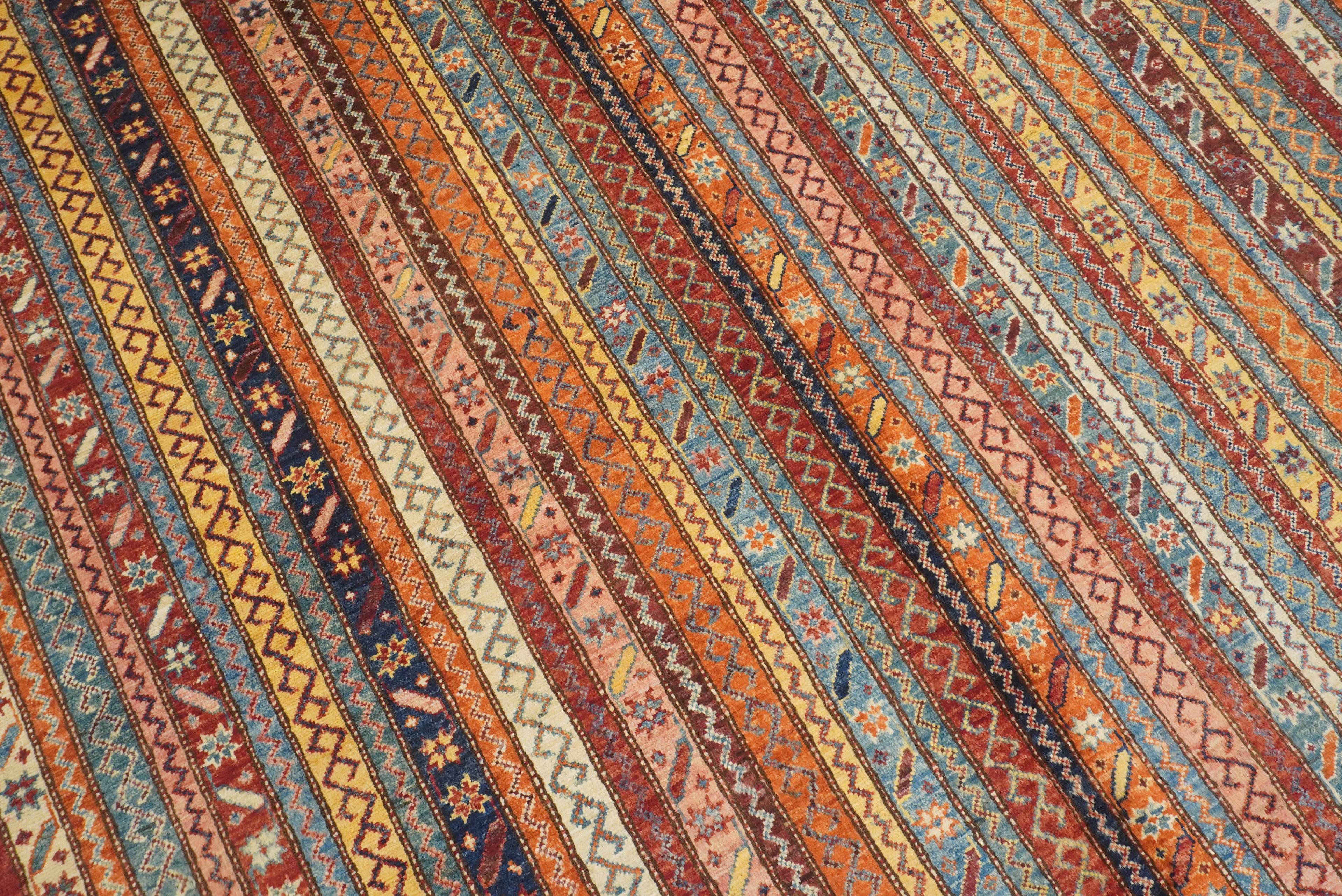7x10 Red Turkish Style Hand-Knotted Wool Rug - Yildiz Rugs