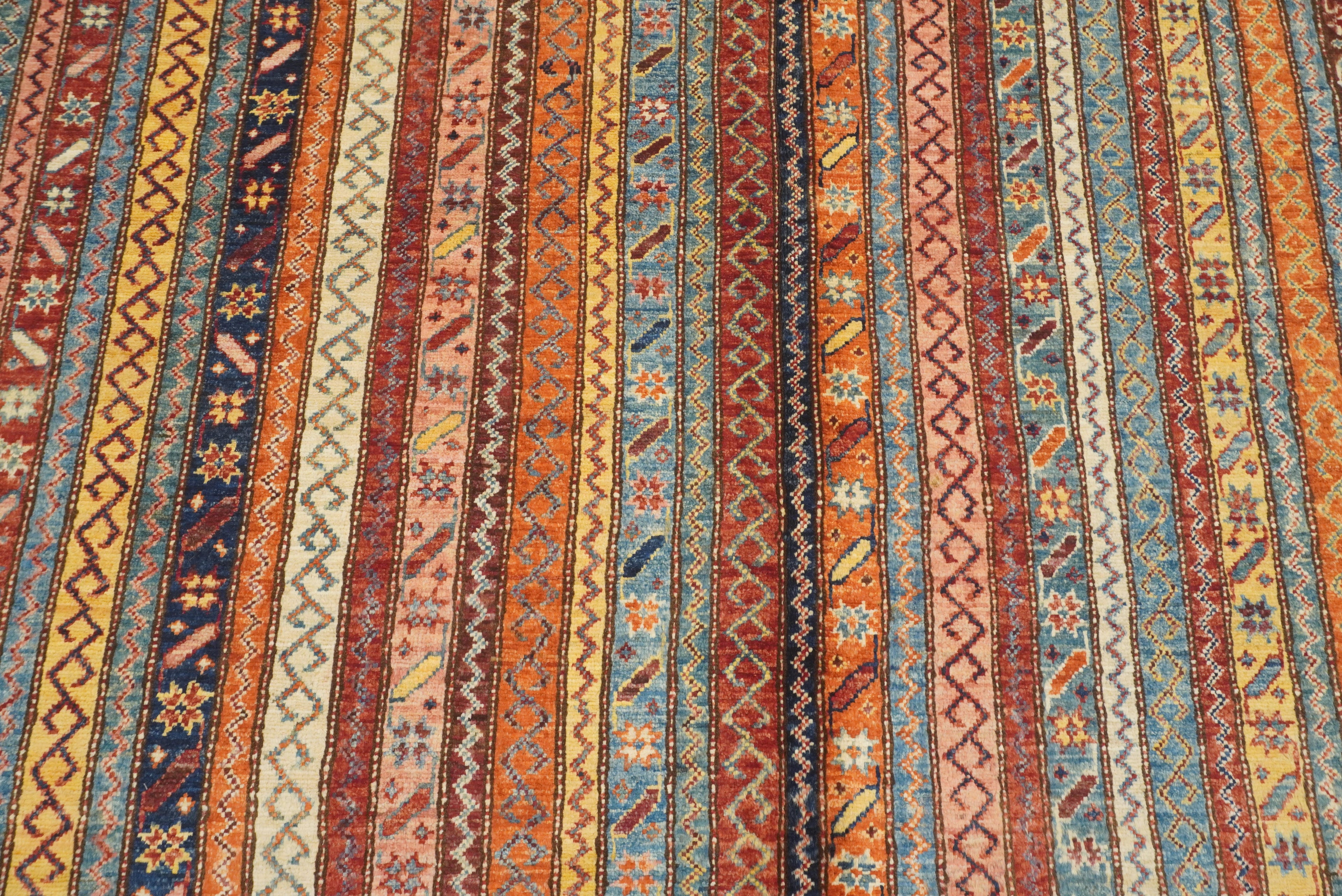 7x10 Red Turkish Style Hand-Knotted Wool Rug - Yildiz Rugs