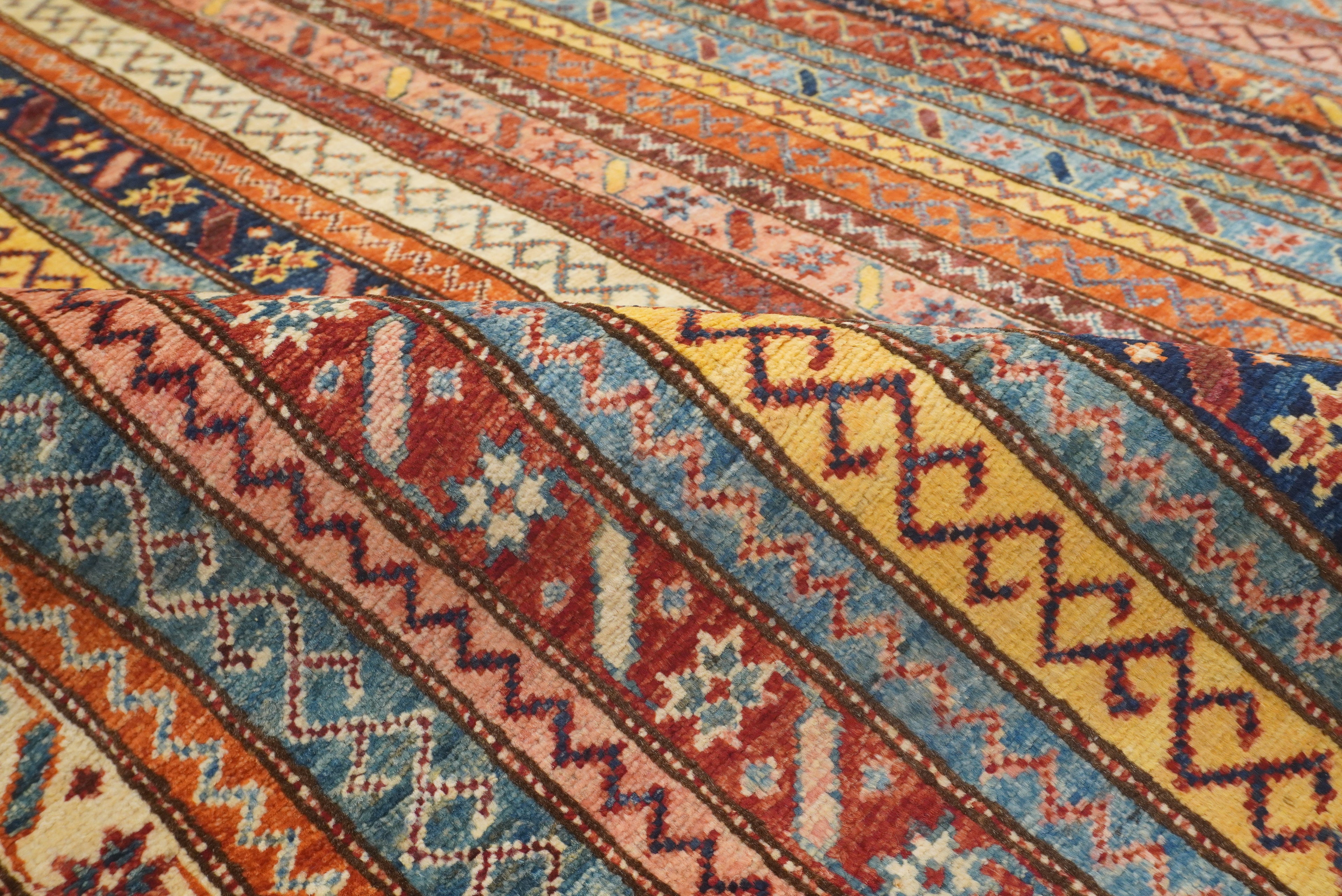 7x10 Red Turkish Style Hand-Knotted Wool Rug - Yildiz Rugs