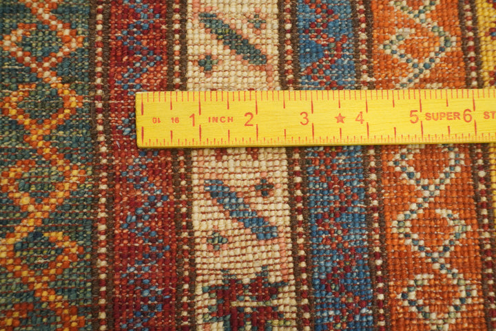7x10 Red Turkish Style Hand-Knotted Wool Rug - Yildiz Rugs