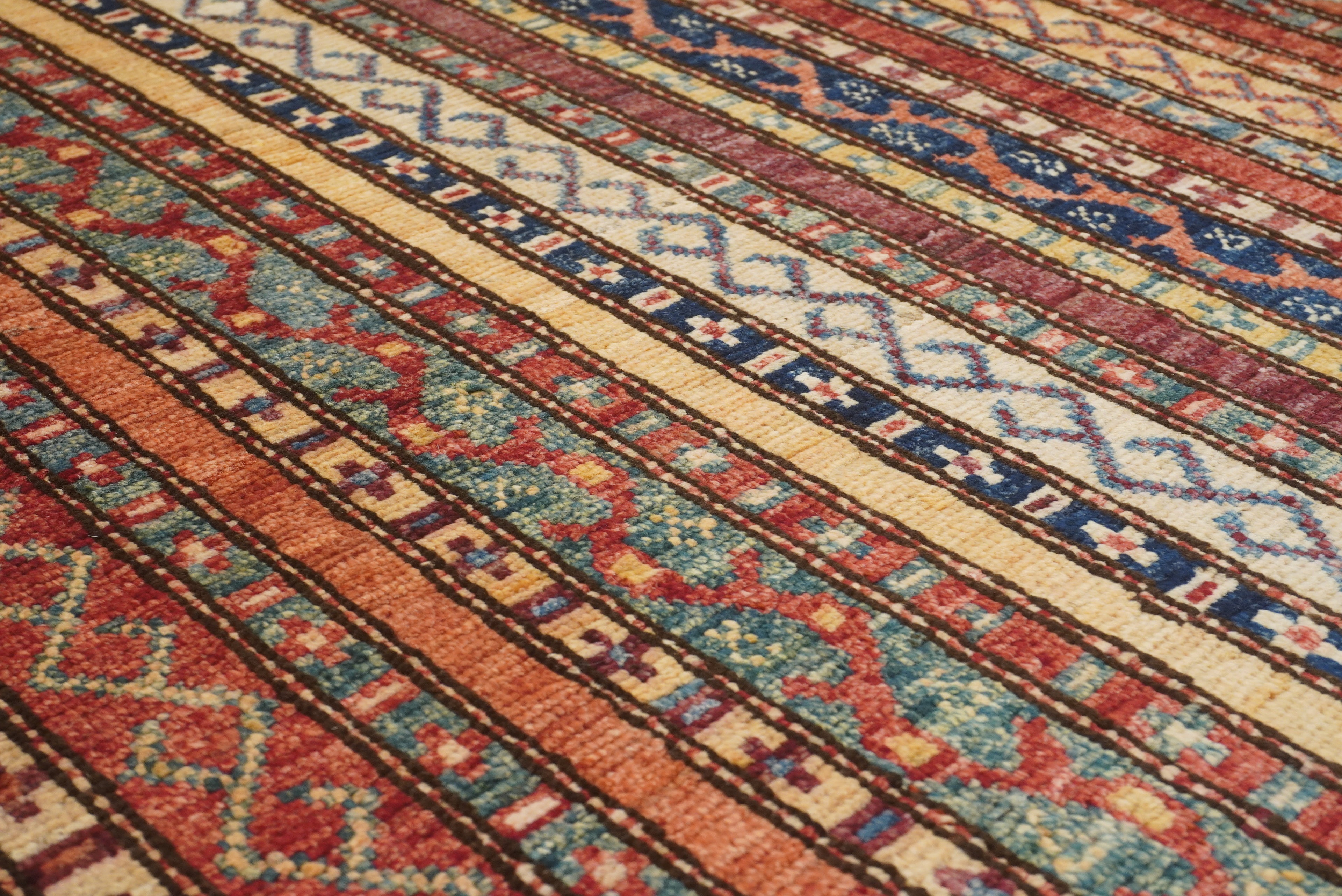 7x8 Red Area Turkish Style Hand-Knotted Rug - Yildiz Rugs