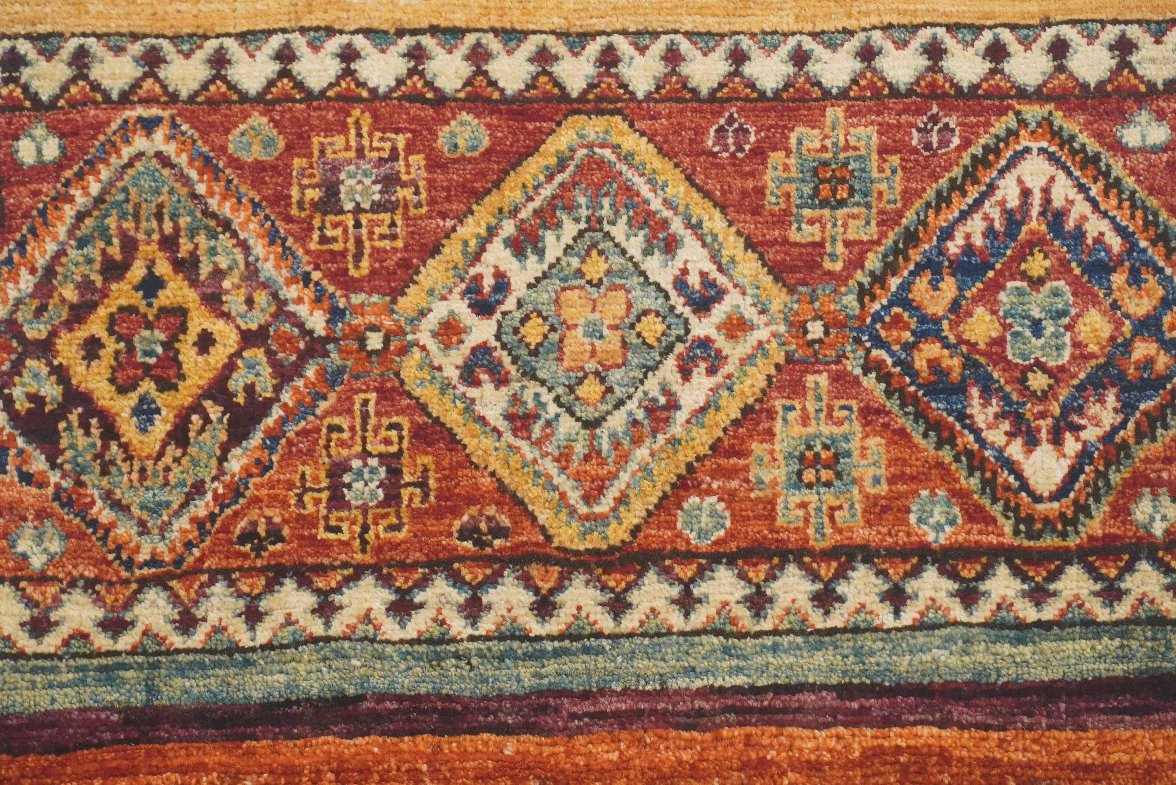 2x3 Red Khorjin Afghan Hand knotted Rug - Yildiz Rugs
