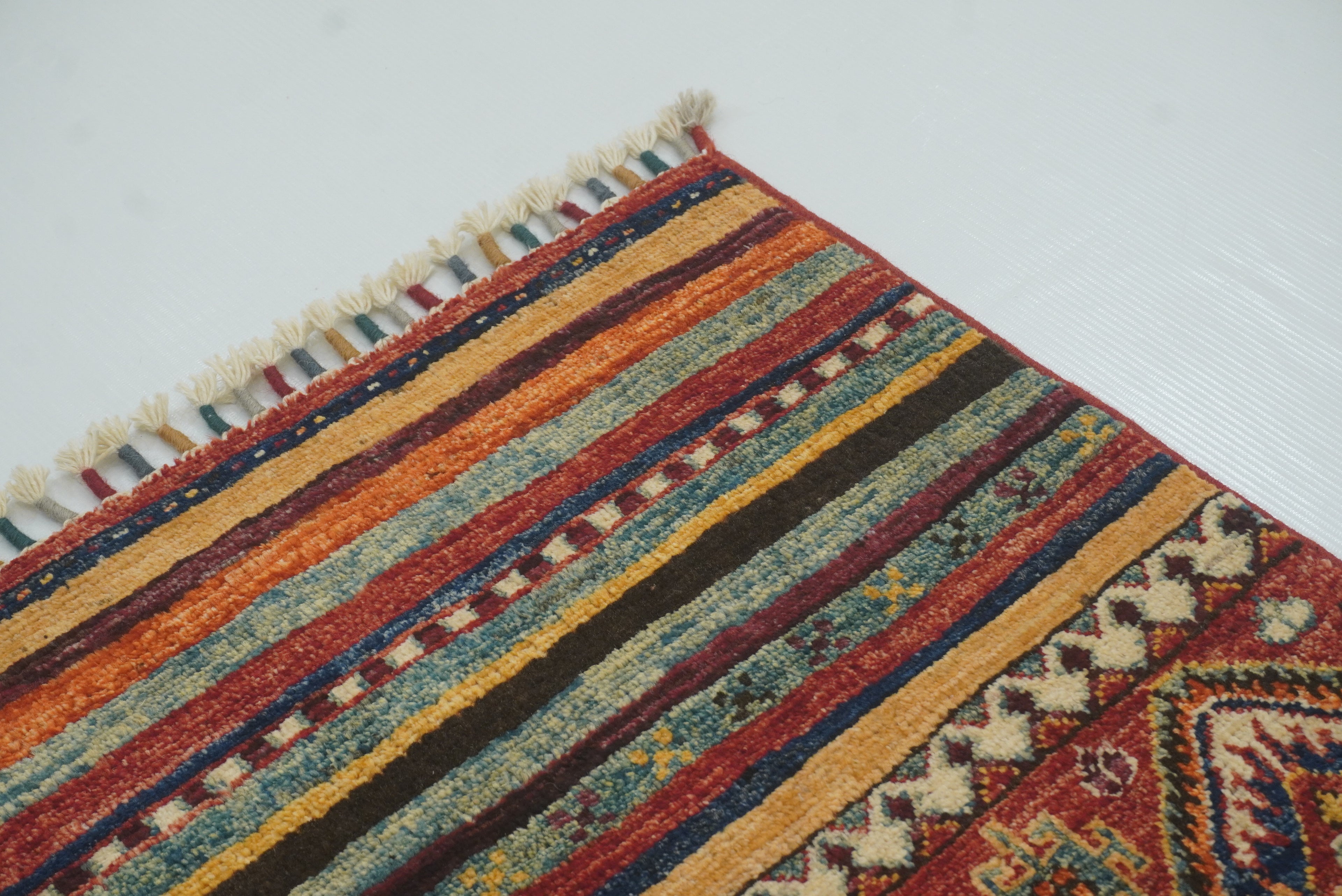 2x3 Red Khorjin Afghan Hand knotted Rug - Yildiz Rugs