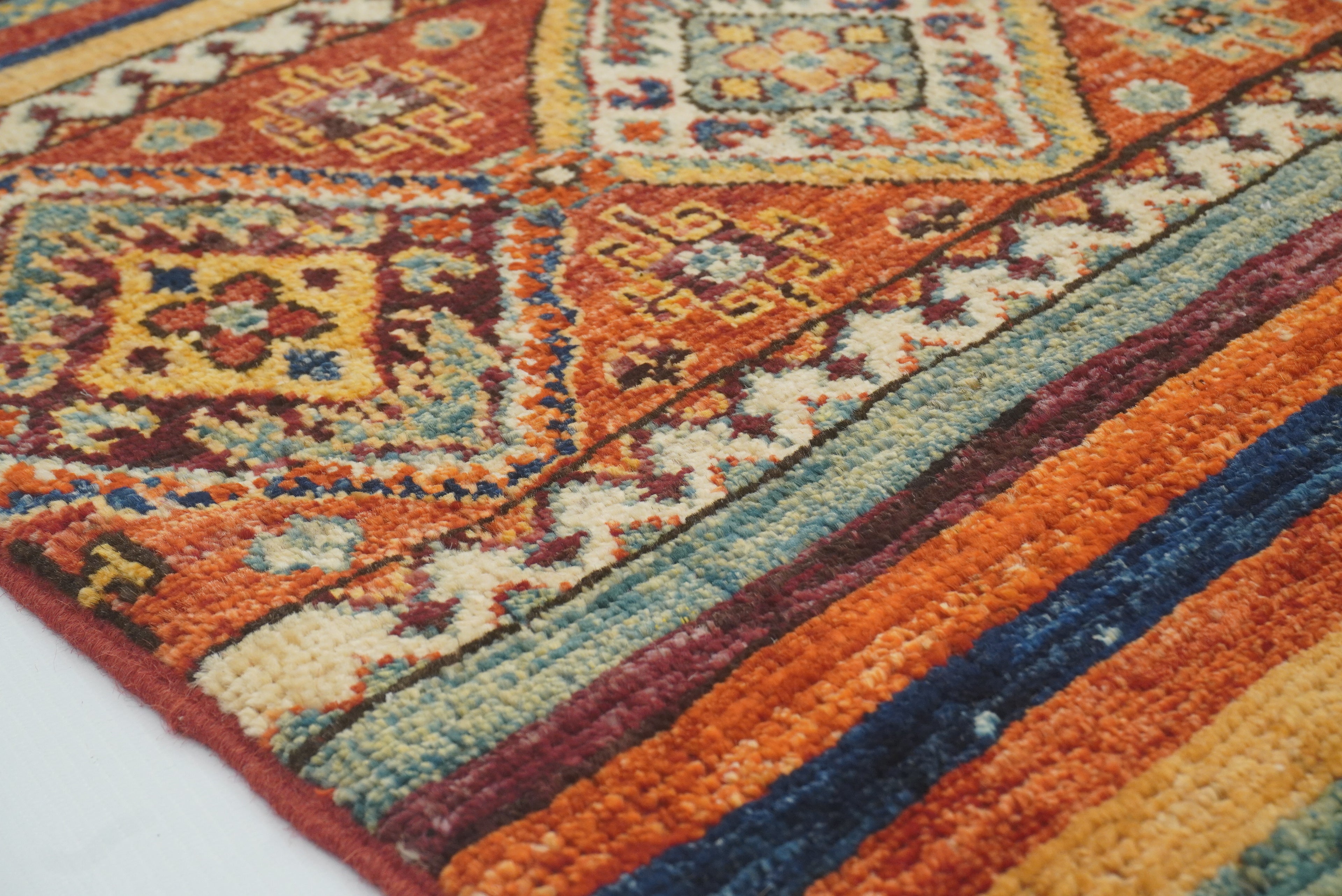 2x3 Red Khorjin Afghan Hand knotted Rug - Yildiz Rugs