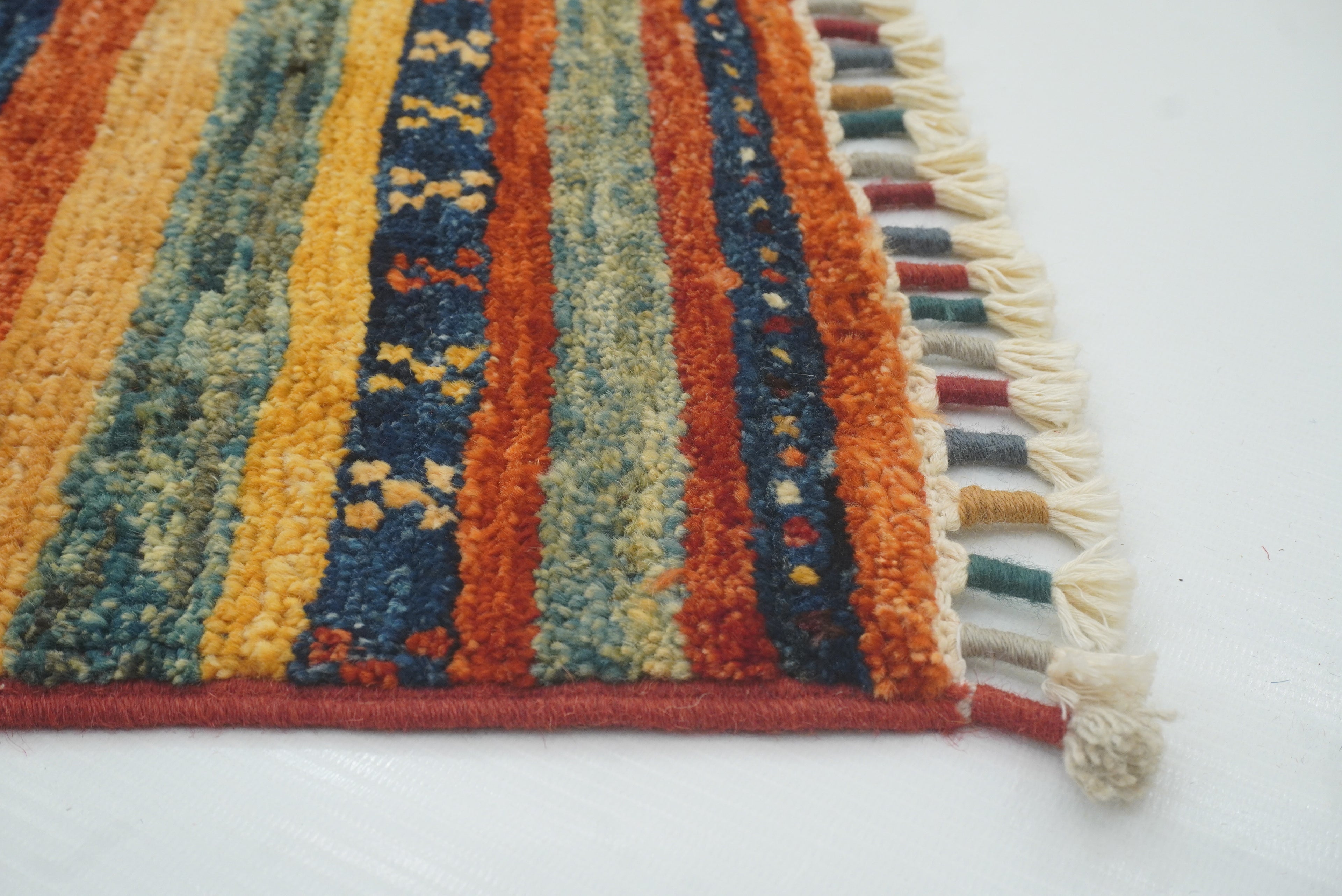 2x3 Red Khorjin Afghan Hand knotted Rug - Yildiz Rugs