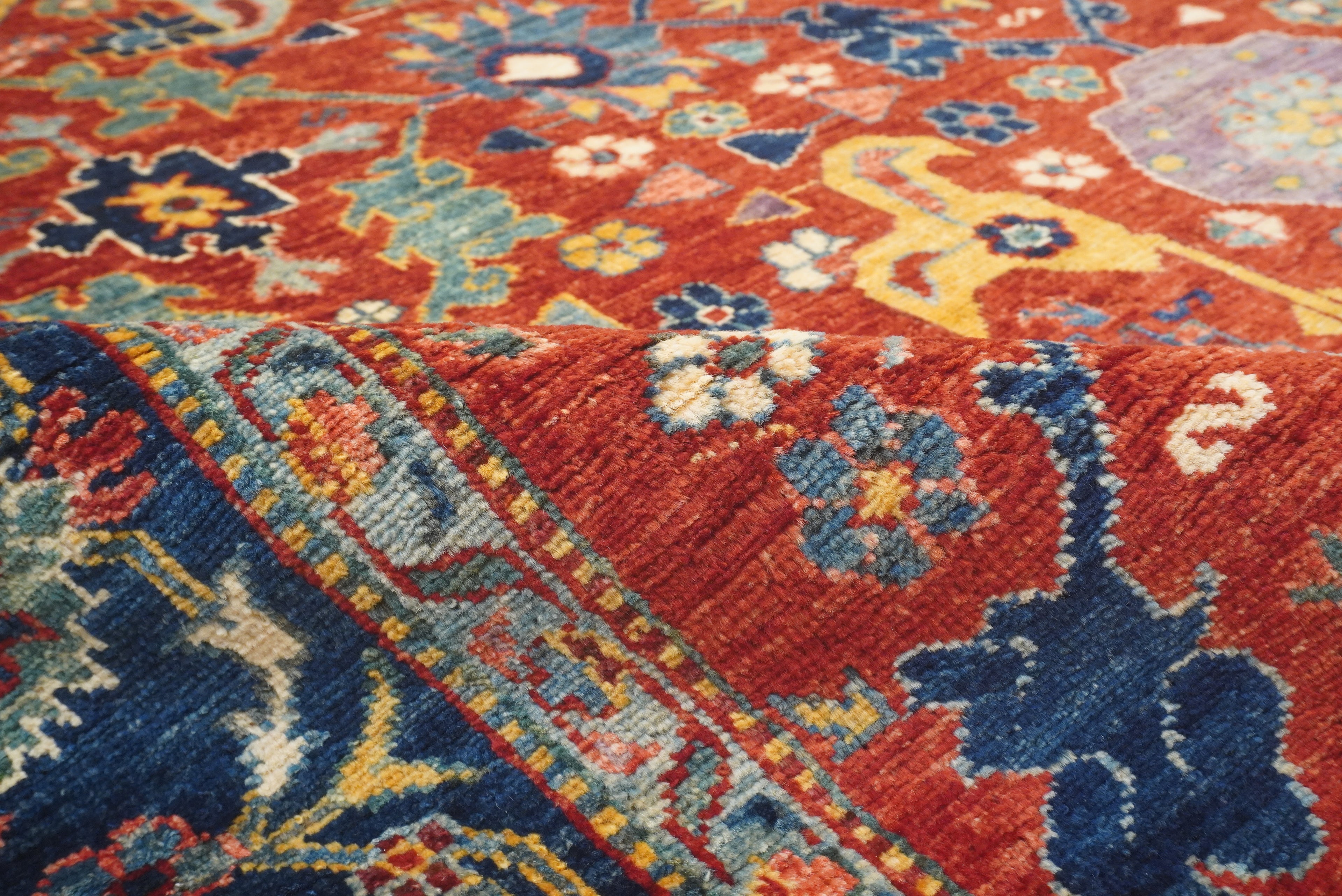 9x12 Red Bidjar Afghan Hand knotted Oriental Rug - Yildiz Rugs