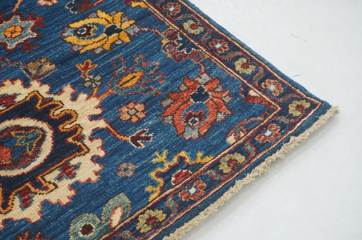 14 Ft Blue Bidjar Afghan hand knotted Oriental Runner Rug