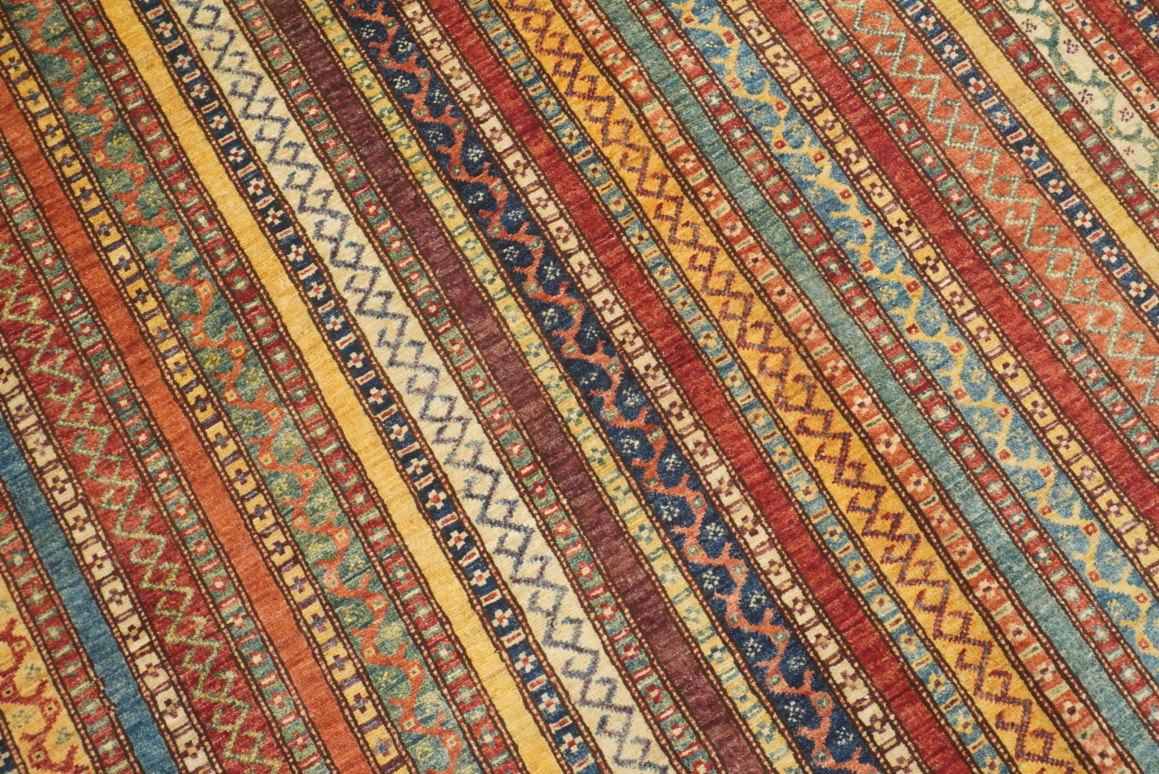 7x8 Red Turkish Style Hand-Knotted Wool Rug - Yildiz Rugs