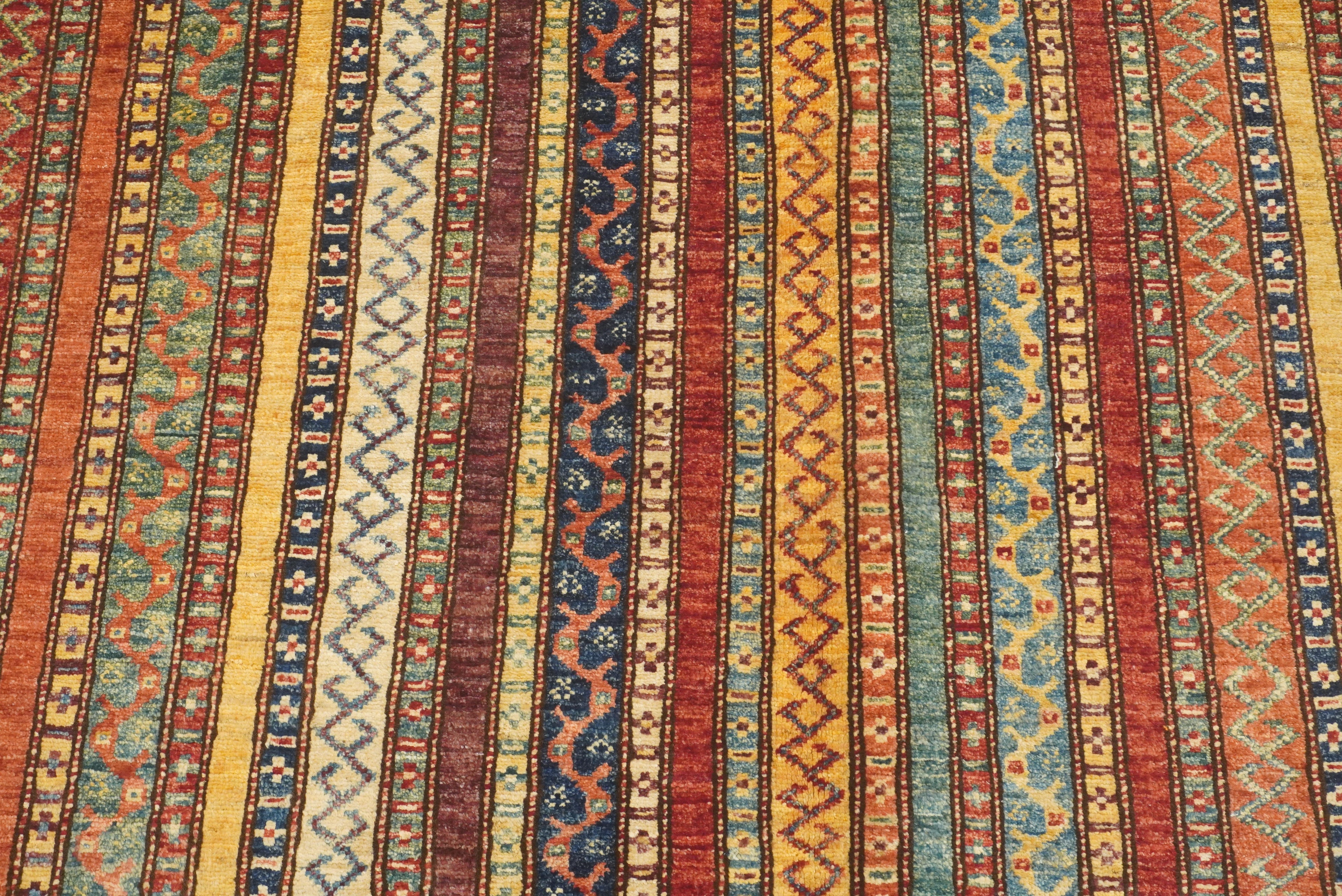 7x8 Red Turkish Style Hand-Knotted Wool Rug - Yildiz Rugs