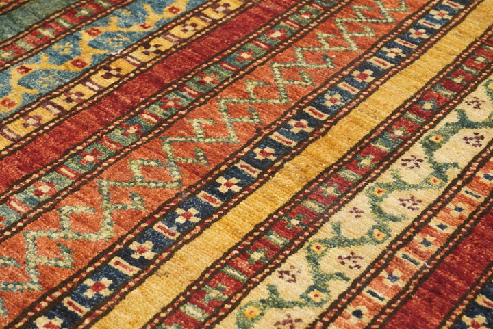 7x8 Red Turkish Style Hand-Knotted Wool Rug - Yildiz Rugs