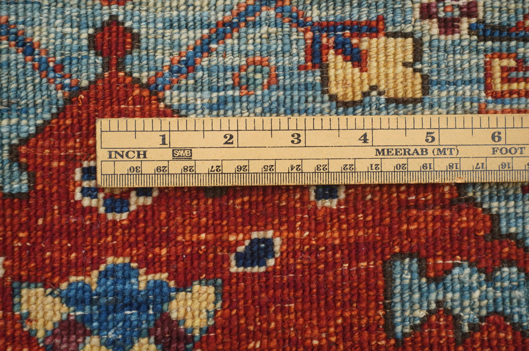 2 x 6 ft Blue Bidjar Afghan Hand knotted Narrow Runner Rug
