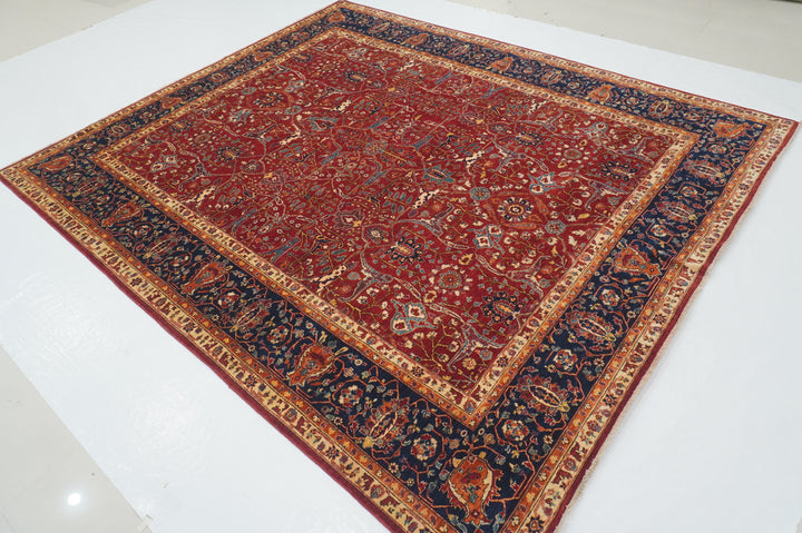 sold 8 x 10 ft Deep Red Bidjar Afghan Hand knotted Oriental Rug -