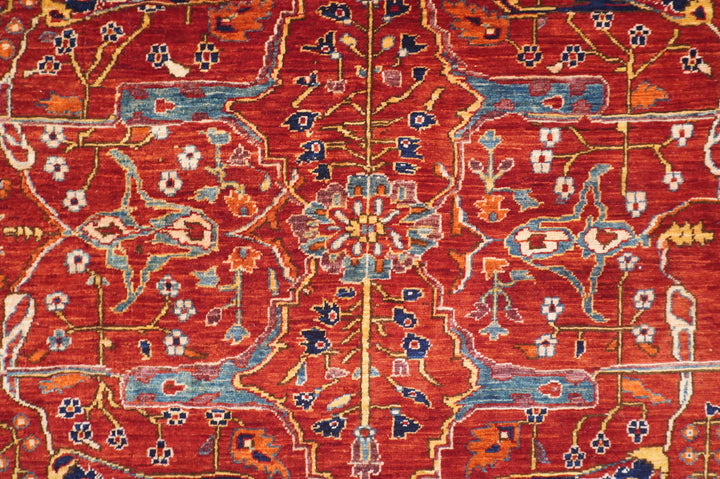 sold 8 x 10 ft Deep Red Bidjar Afghan Hand knotted Oriental Rug -