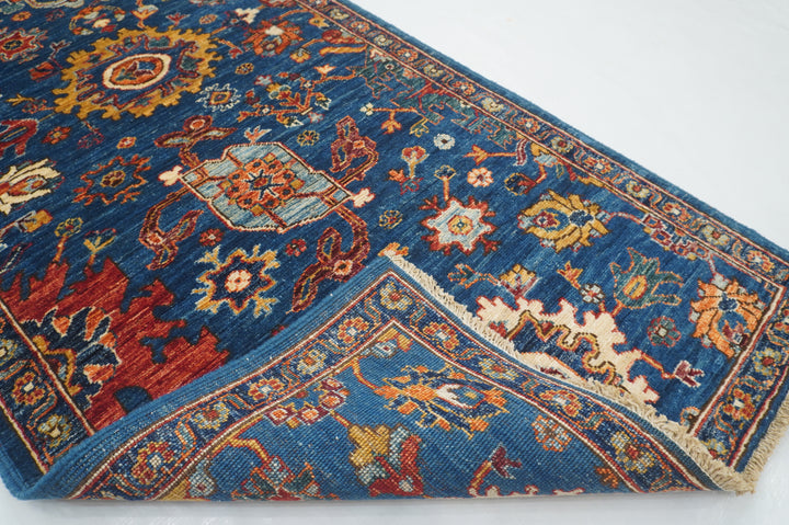 11 ft Blue Bidjar Afghan Hand knotted Oriental Runner Rug - Yildiz Rugs