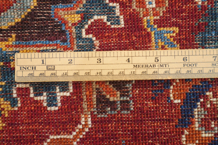 3 x 10 ft Red Modern Bidjar Afghan Hand knotted Runner Rug