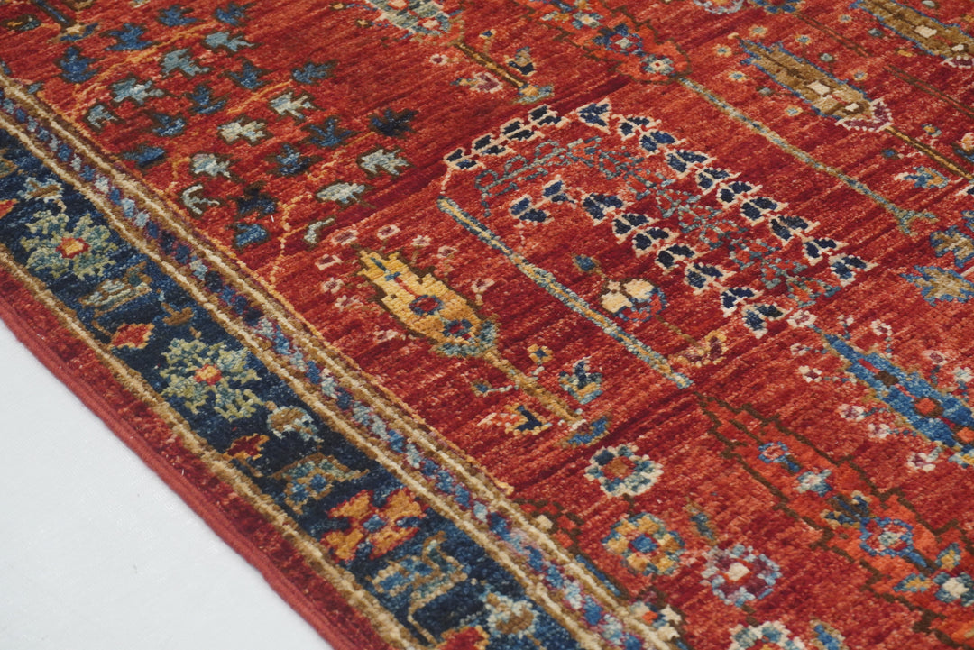 3x5 Red Bakhshaish Afghan Hand Knotted Oriental Rug