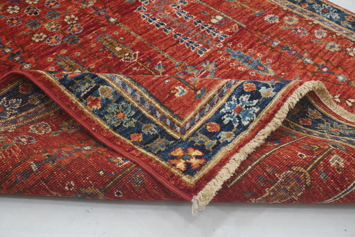 3x5 Red Bakhshaish Afghan Hand Knotted Oriental Rug