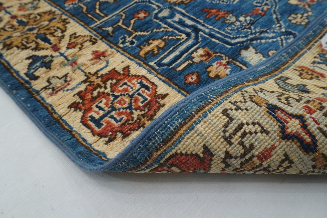 14 Ft Bidjar Blue Afghan hand knotted Oriental Runner Rug