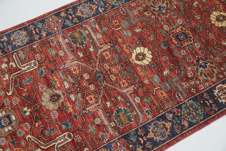 12 ft Red Bidjar Afghan Hand Knotted Oriental Runner Rug