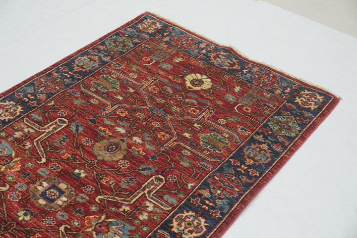 12 ft Red Bidjar Afghan Hand Knotted Oriental Runner Rug