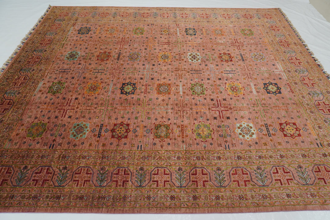 8x10 Brown Baluch Afghan Tribal Hand knotted Oriental Rug - Yildiz Rugs