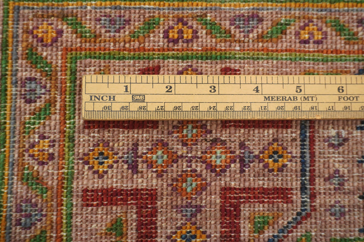 8x10 Brown Baluch Afghan Tribal Hand knotted Oriental Rug - Yildiz Rugs