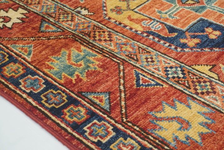 3x4 Red Ersari Hand Knotted Afghan Oriental Rug - Yildiz Rugs
