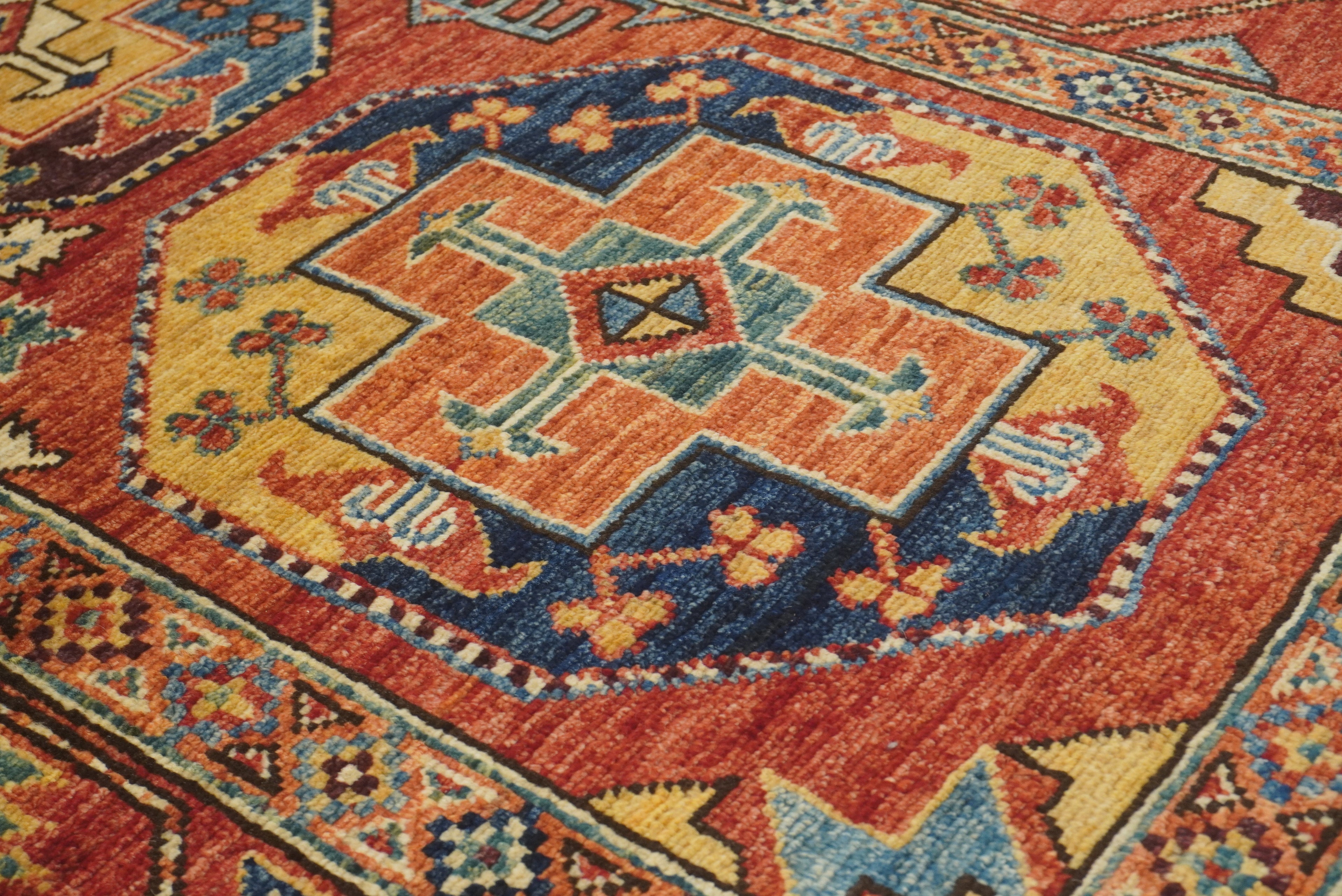 3x4 Red Ersari Hand Knotted Afghan Oriental Rug - Yildiz Rugs