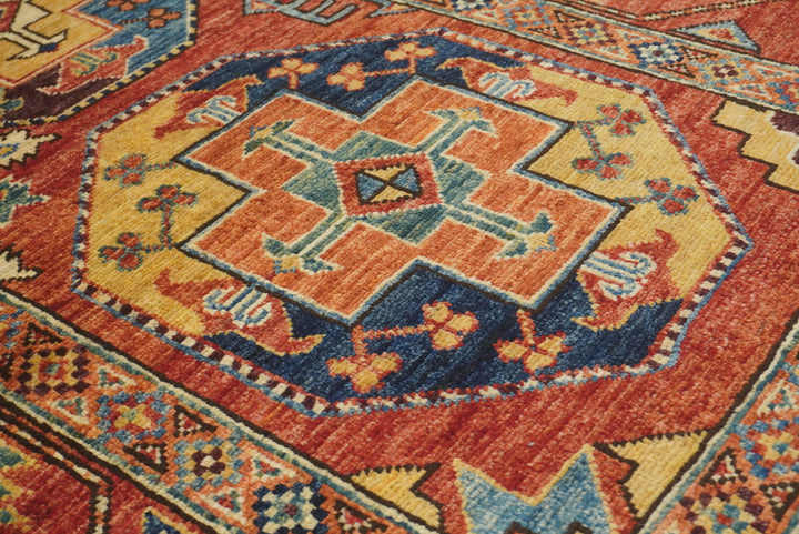 3x4 Red Ersari Hand Knotted Afghan Oriental Rug - Yildiz Rugs