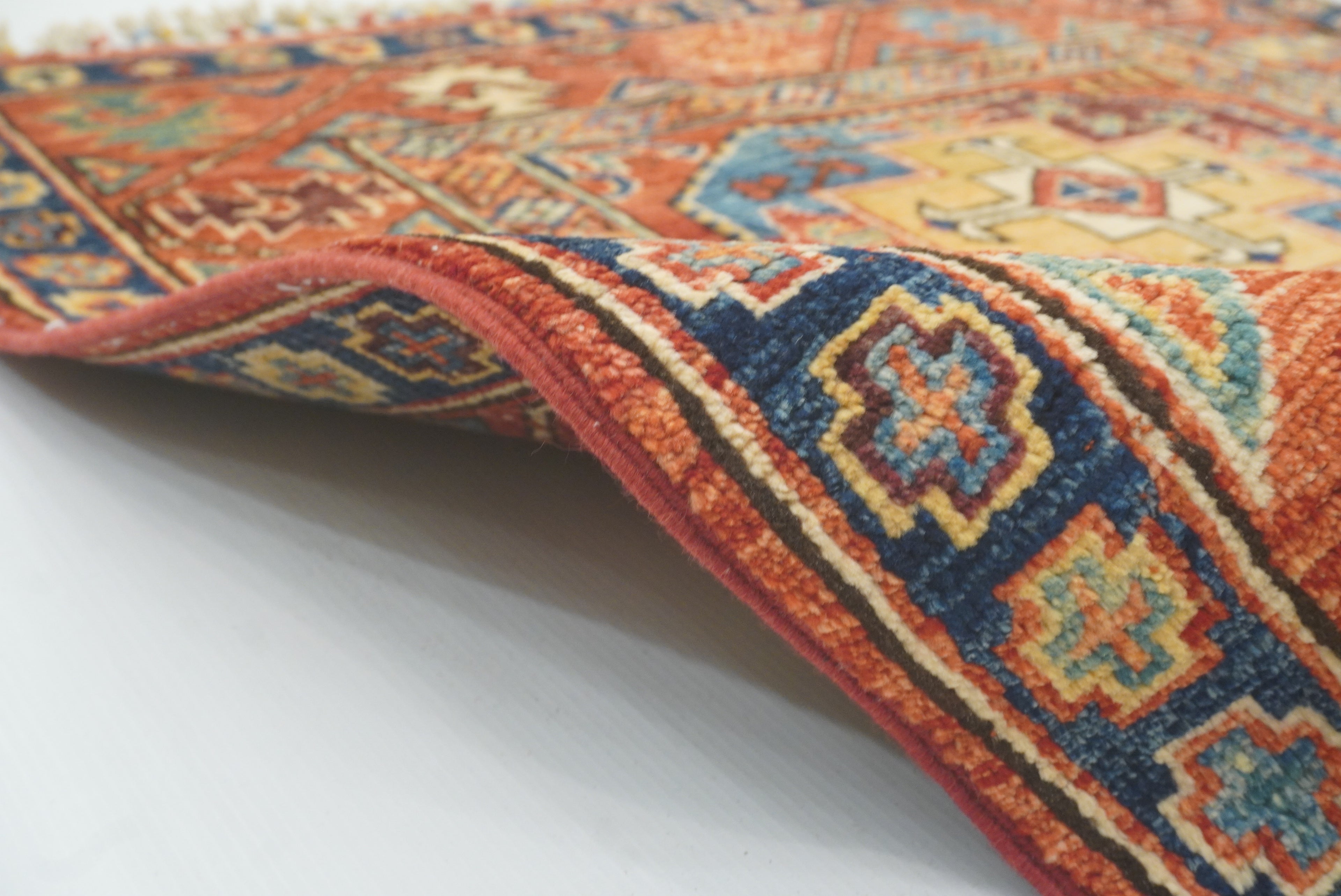 3x4 Red Ersari Hand Knotted Afghan Oriental Rug - Yildiz Rugs