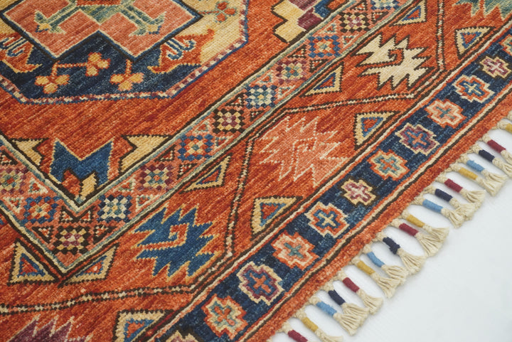 3x4 Red Ersari Hand Knotted Afghan Oriental Rug - Yildiz Rugs